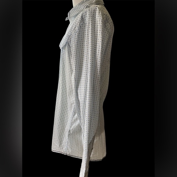 7 Diamond long sleeve snap closure mens SZ LRG - Picture 2 of 11
